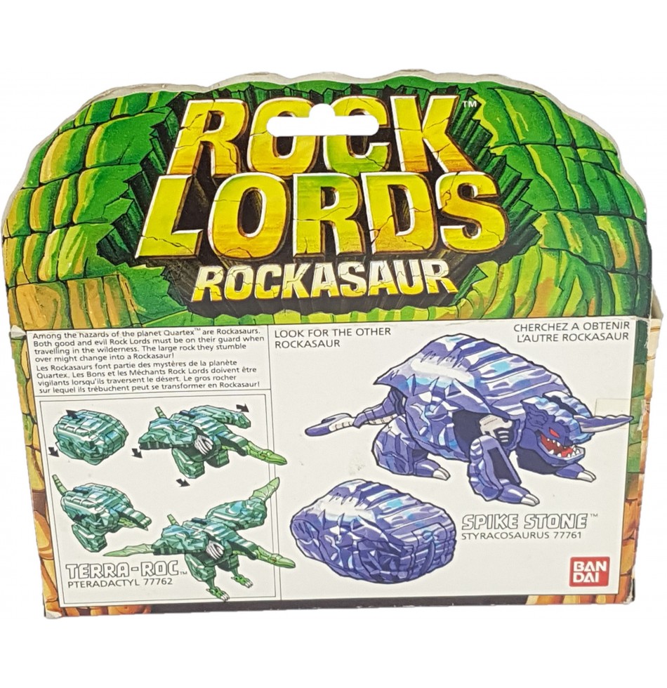 04022 FIGURINE ROCKLORDS Rock Lords Rockasaur Pteradactyl terra roc BANDAI 1986 EUR 27,99