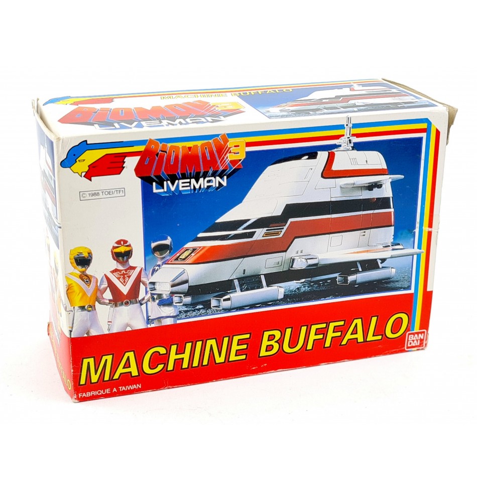 VÉHICULE ROBOT SENTAI BIOMAN 3 Liveman Machine Buffalo BANDAI 1988 Vintage EUR 34,99 - FR