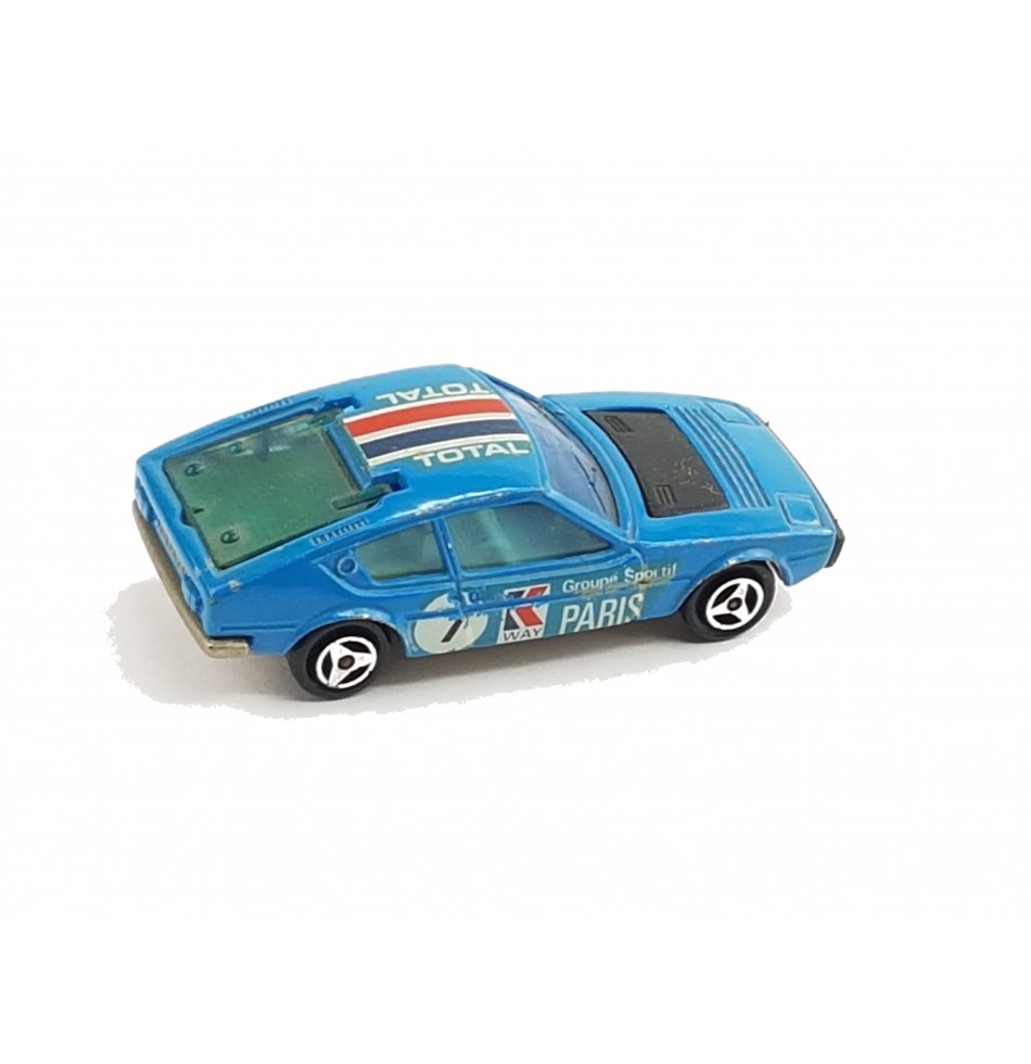Majorette Matra Bagheera N°219 Bleu K-Way - Série 200 Or, échelle 1:60, état Neuf Sous Blister